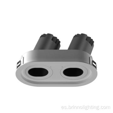 Luz de mancha modular Doble de cabecera de doble ronda de 2*6W